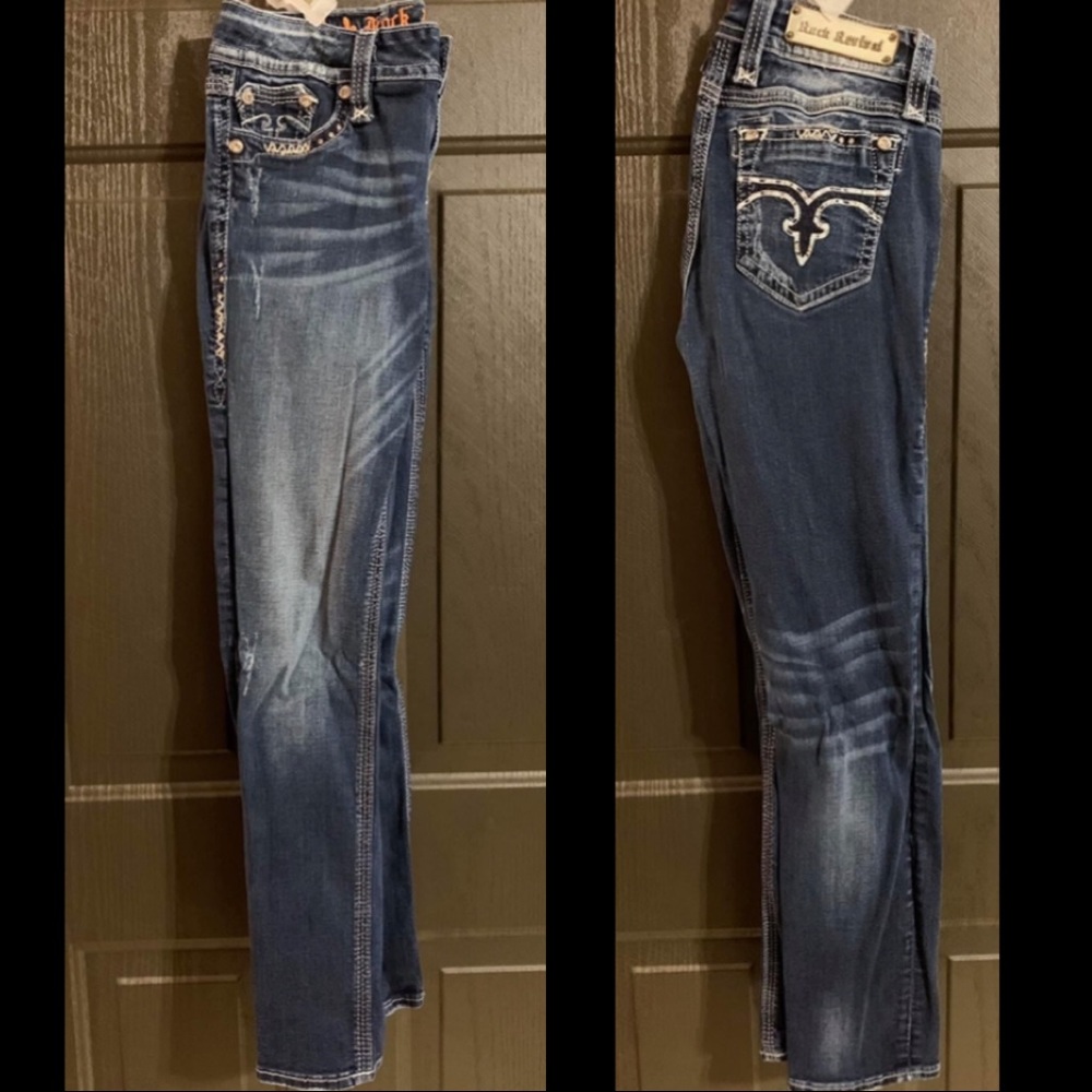 Jean with pretty detail on back pockets